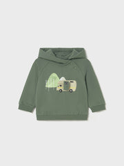 Mayoral Toddler Boy Campervan Green Hoodie (12M-4Y)