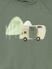 Mayoral Toddler Boy Campervan Green Hoodie (12M-4Y)