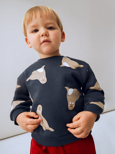 Mayoral Toddler Boy Walrus Navy Jumper (12M-4Y)