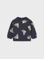 Mayoral Toddler Boy Walrus Navy Jumper (12M-4Y)