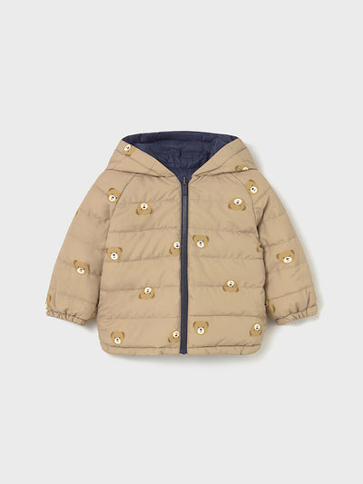 Mayoral Toddler Boy Tan & Navy Reversible Jacket (12M-4Y)