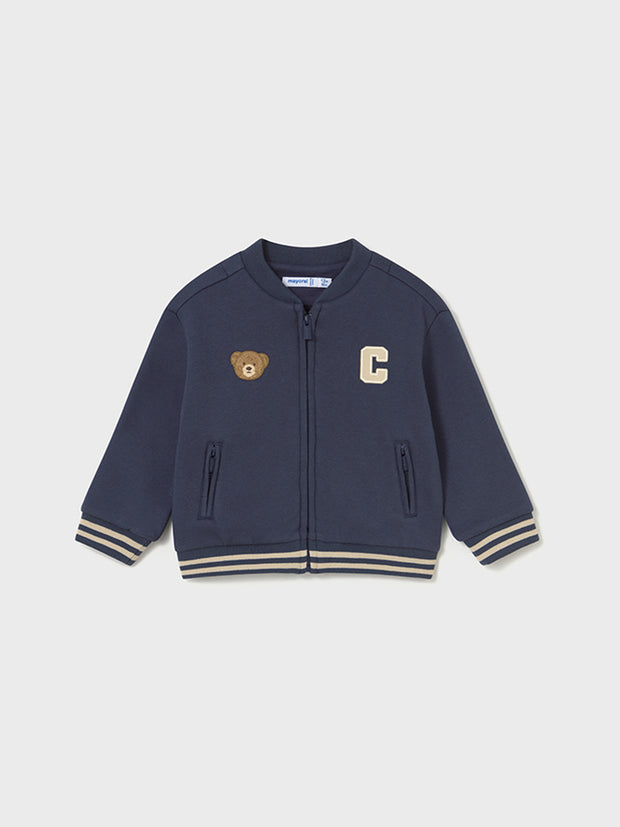 Mayoral Toddler Boy Navy Zip Up (12M-4Y)