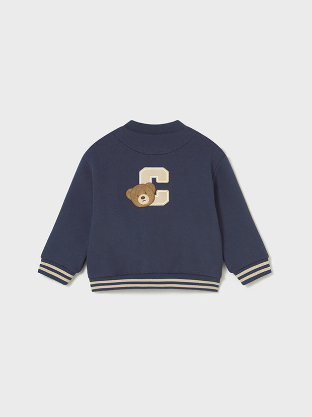 Mayoral Toddler Boy Navy Zip Up (12M-4Y)