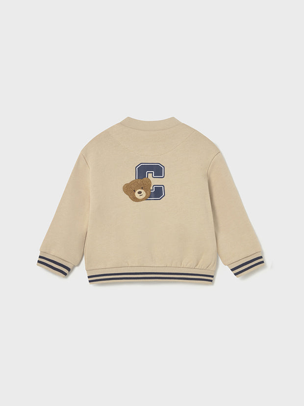 Mayoral Toddler Boy Cream Zip Up (12M-4Y)