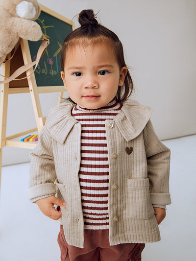 Mayoral Toddler Girl Beige Knit Jacket (12M-4Y)
