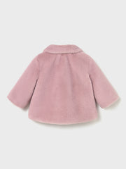 Mayoral Toddler Girl Pink Fur Jacket (12M-4Y)