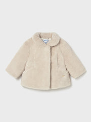Mayoral Toddler Girl Beige Fur Jacket (12M-4Y)