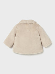 Mayoral Toddler Girl Beige Fur Jacket (12M-4Y)