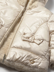 Mayoral Toddler Girl Beige Reversible Bow Jacket (12M-4Y)