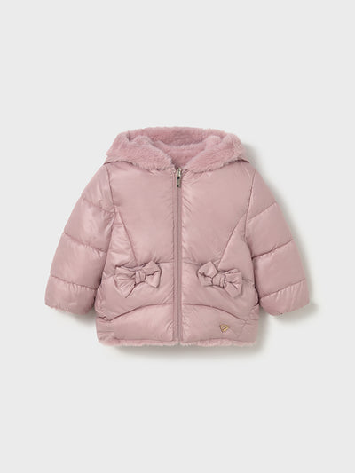 Mayoral Toddler Girl Pink Reversible Bow Jacket (12M-4Y)