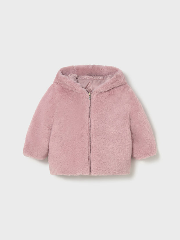 Mayoral Toddler Girl Pink Reversible Bow Jacket (12M-4Y)
