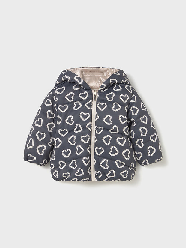 Mayoral Toddler Girl Reversible Heart Jacket (12M-4Y)