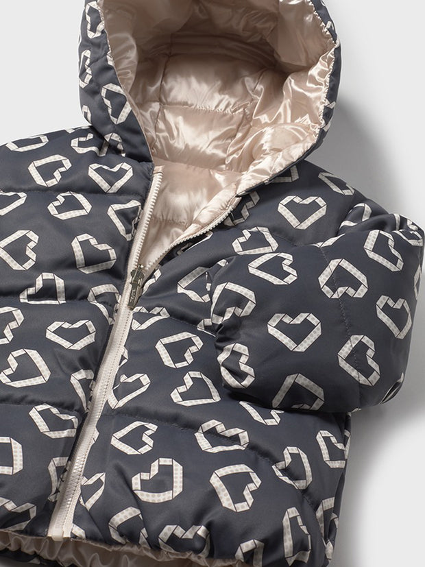 Mayoral Toddler Girl Reversible Heart Jacket (12M-4Y)