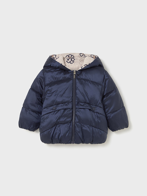 Mayoral Toddler Girl Reversible Navy Flower Jacket (12M-4Y)
