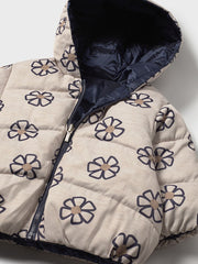 Mayoral Toddler Girl Reversible Navy Flower Jacket (12M-4Y)