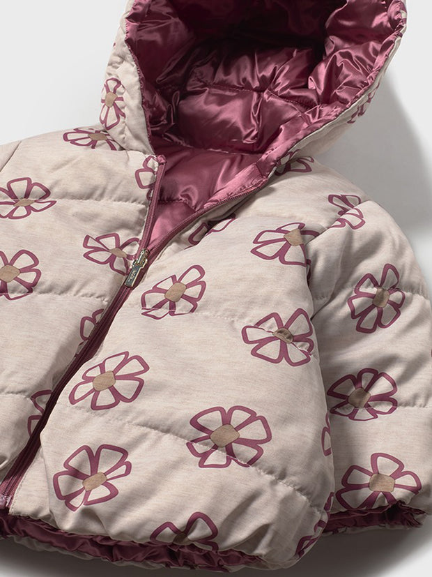 Mayoral Toddler Girl Reversible Pink Flower Jacket (12M-4Y)