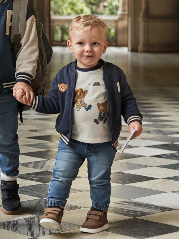 Mayoral Toddler Boy Soft Blue Denim Joggers (12M-4Y)