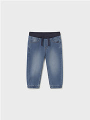 Mayoral Toddler Boy Soft Blue Denim Joggers (12M-4Y)