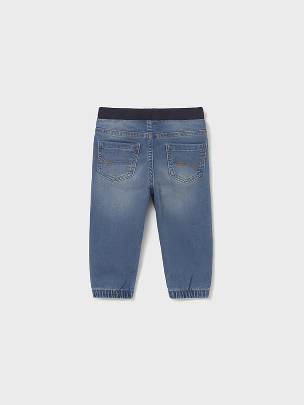 Mayoral Toddler Boy Soft Blue Denim Joggers (12M-4Y)