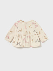 Mayoral Baby Girl Pink Animal Outfit Set (1M-12M)