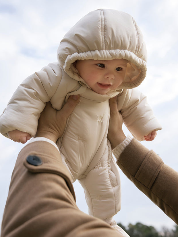 Mayoral Baby Girl Cream Pramsuit (1M-18M)