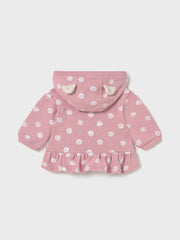 Mayoral Baby Girl 3 Piece Pink Polka Dot Outfit Set (2M-12M)
