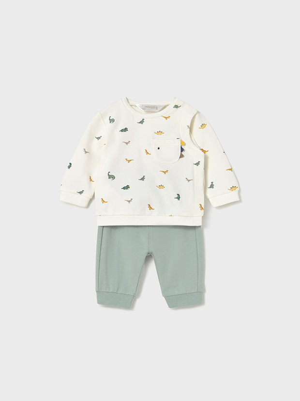 Mayoral Baby Boy 2 Pack Dino Outfit Sets (2M-18M) - Mustard