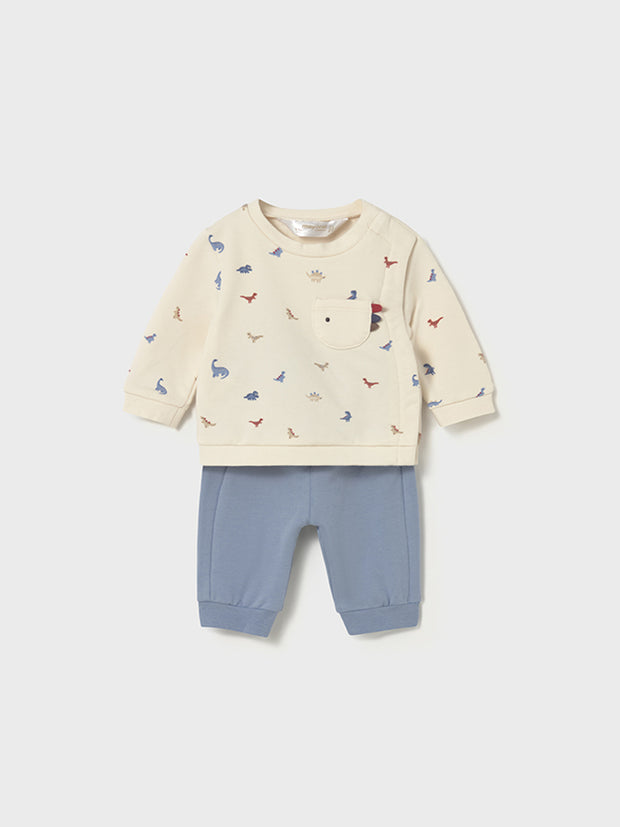 Mayoral Baby Boy 2 Pack Dino Outfit Sets (2M-18M) - Blues