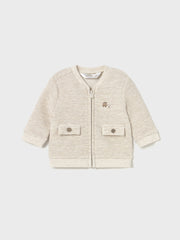 Mayoral Baby Boy Beige Car Outfit Set - 3 Piece (2M-18M)