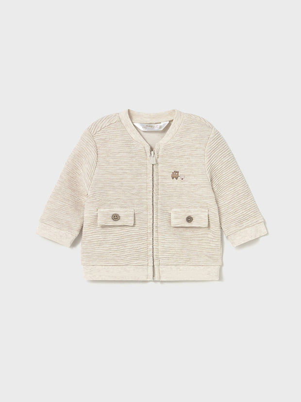 Mayoral Baby Boy Beige Car Outfit Set - 3 Piece (2M-18M)
