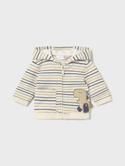 Mayoral Baby Boy Blue Striped Dinosaur Outfit Set - 3 Piece (2M-18M)