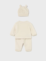 Mayoral Baby Boy 3 Piece Beige Corduroy Set (1M-18M)