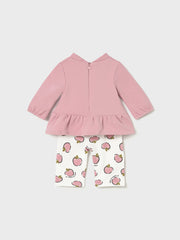 Mayoral Baby Girl Pink Apple Outfit Set (2M-12M)