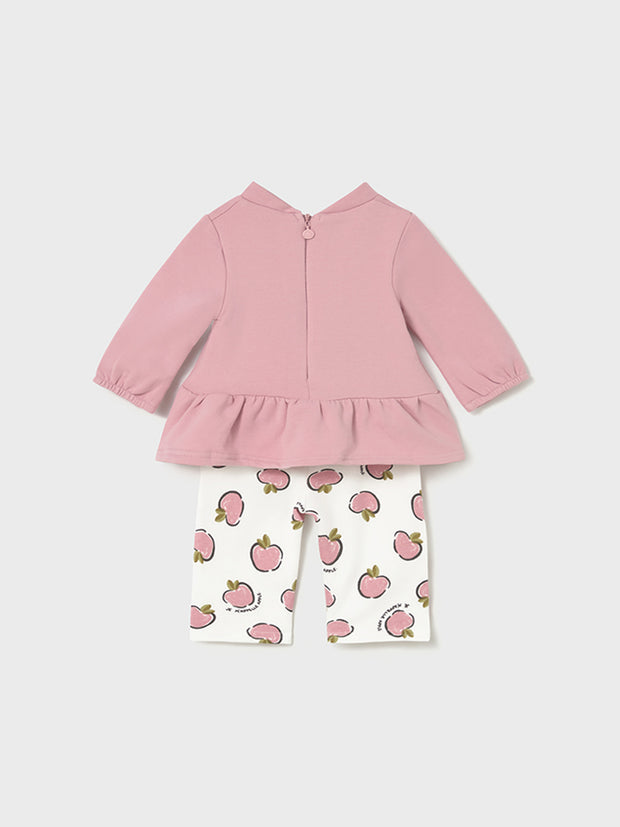 Mayoral Baby Girl Pink Apple Outfit Set (2M-12M)