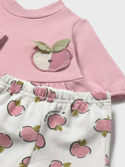 Mayoral Baby Girl Pink Apple Outfit Set (2M-12M)