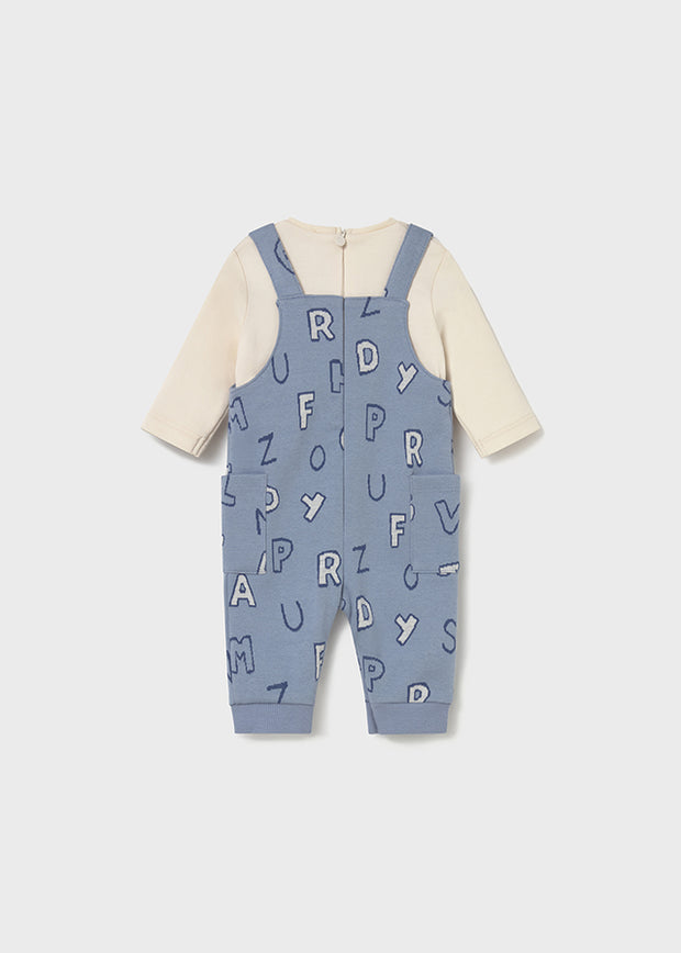 Mayoral Baby Boy Alphabet Dungaree (1M-12M)