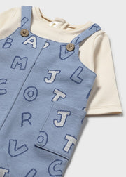 Mayoral Baby Boy Alphabet Dungaree (1M-12M)