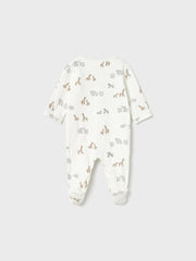 Mayoral Baby Girl Pink Animal 2 Pack Babygrow (0M-9M)