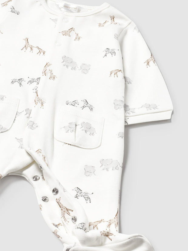Mayoral Baby Girl Pink Animal 2 Pack Babygrow (0M-9M)