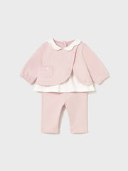 Mayoral Baby Girl Pink Fleece Legging Set (0M-12M)