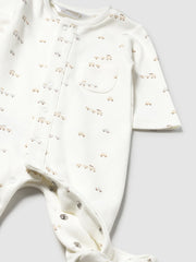Mayoral Baby Boy Beige & White 2 Pack Babygrows (0M-6M)