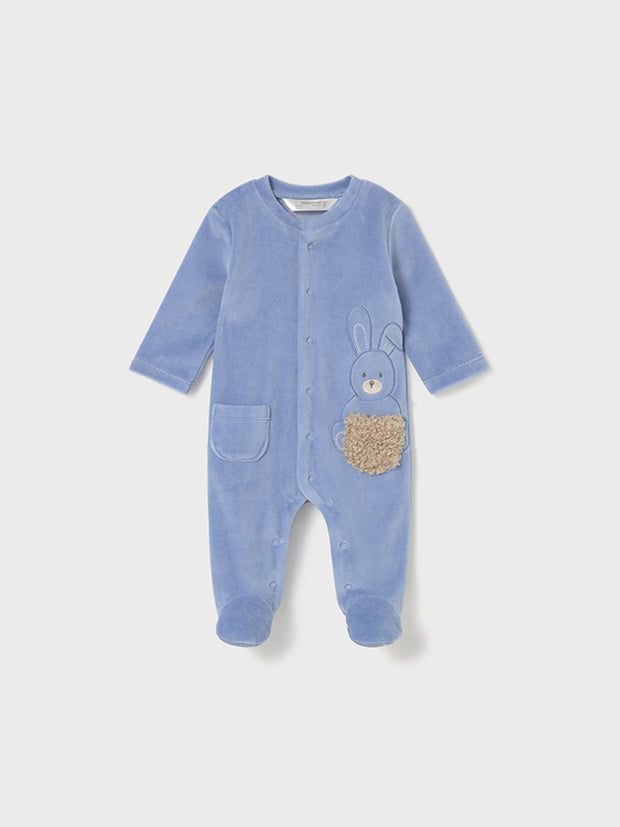 Mayoral Baby Boy Blue Bunny Babygrow - 2 Pack (0M-6M)