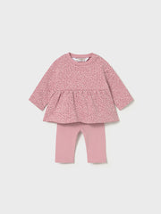 Mayoral Baby Girl Pink Animal Print Outfit Set (2M-18M)