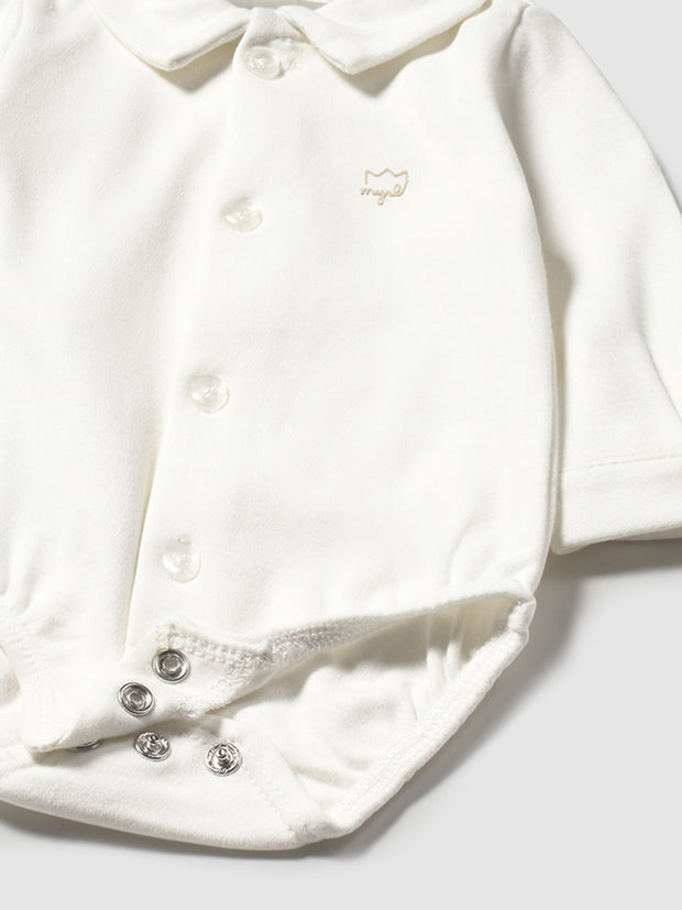 Mayoral Baby Boy Basic Long Sleeve Romper (2M-18M)