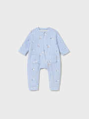 Mayoral Baby Boy Blue Polka Dot Babygrow (0M-9M)