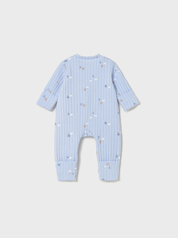 Mayoral Baby Boy Blue Polka Dot Babygrow (0M-9M)