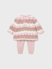 Mayoral Baby Girl Pink Layered Top & Leggings (2M-12M)