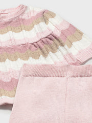 Mayoral Baby Girl Pink Layered Top & Leggings (2M-12M)