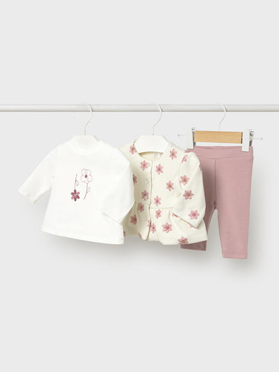 Mayoral Baby Girl Pink Floral Outfit Set (2M-18M)