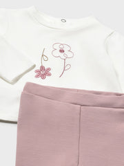 Mayoral Baby Girl Pink Floral Outfit Set (2M-18M)